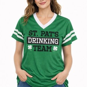 Green St. Pat's Drinking Team T-Shirt